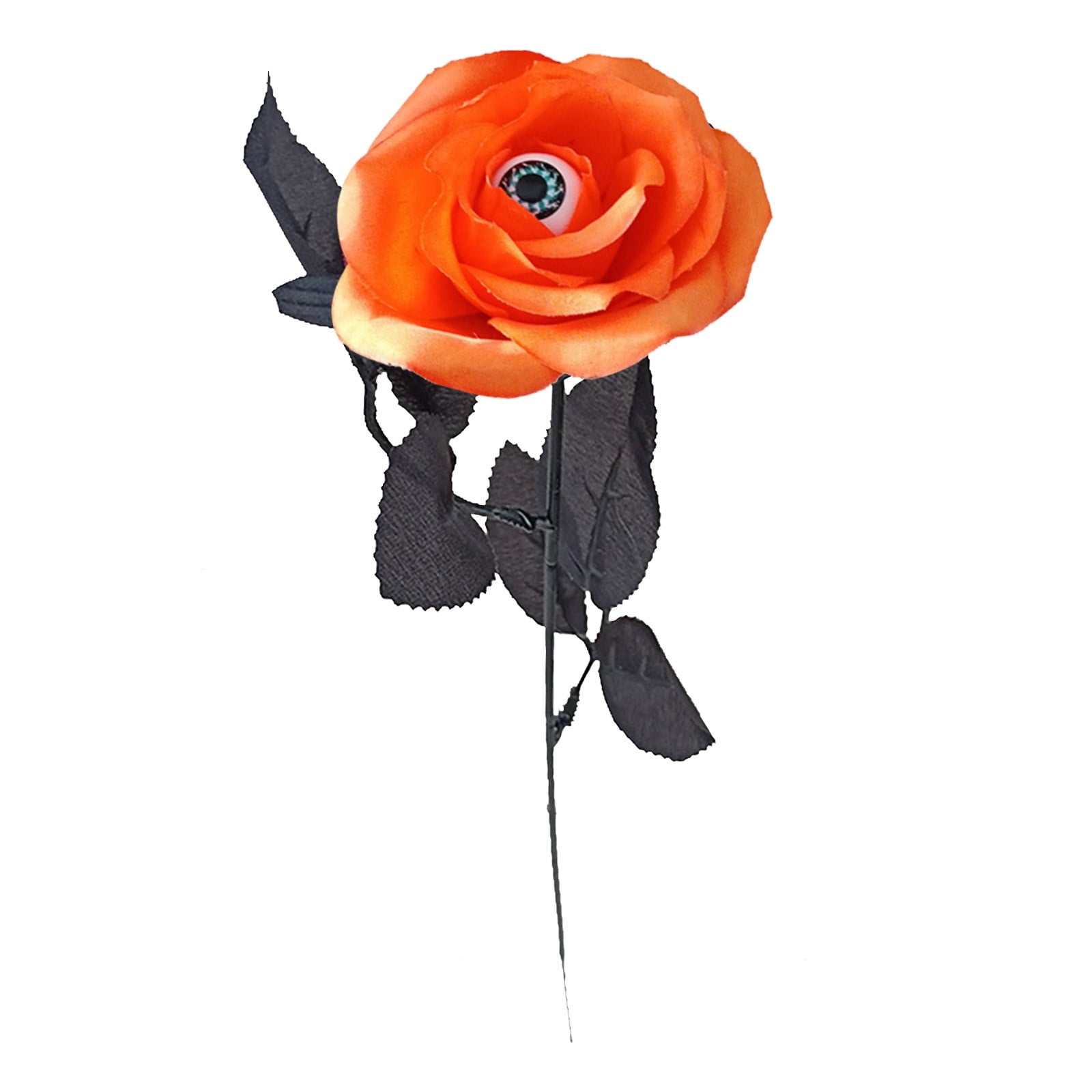Feltree Halloween Decorations 10 Pieces Faux Rose With Eyeballs Halloween Faux Eyeball Flowers Faux Gothic Rose Bushes For Halloween Party Home Decorations