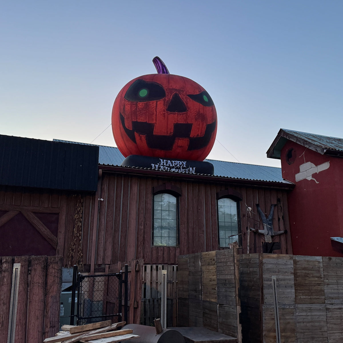 Wellcomer 20ft Giant Inflatable Pumpkin with Blower - Halloween Outdoor Decor