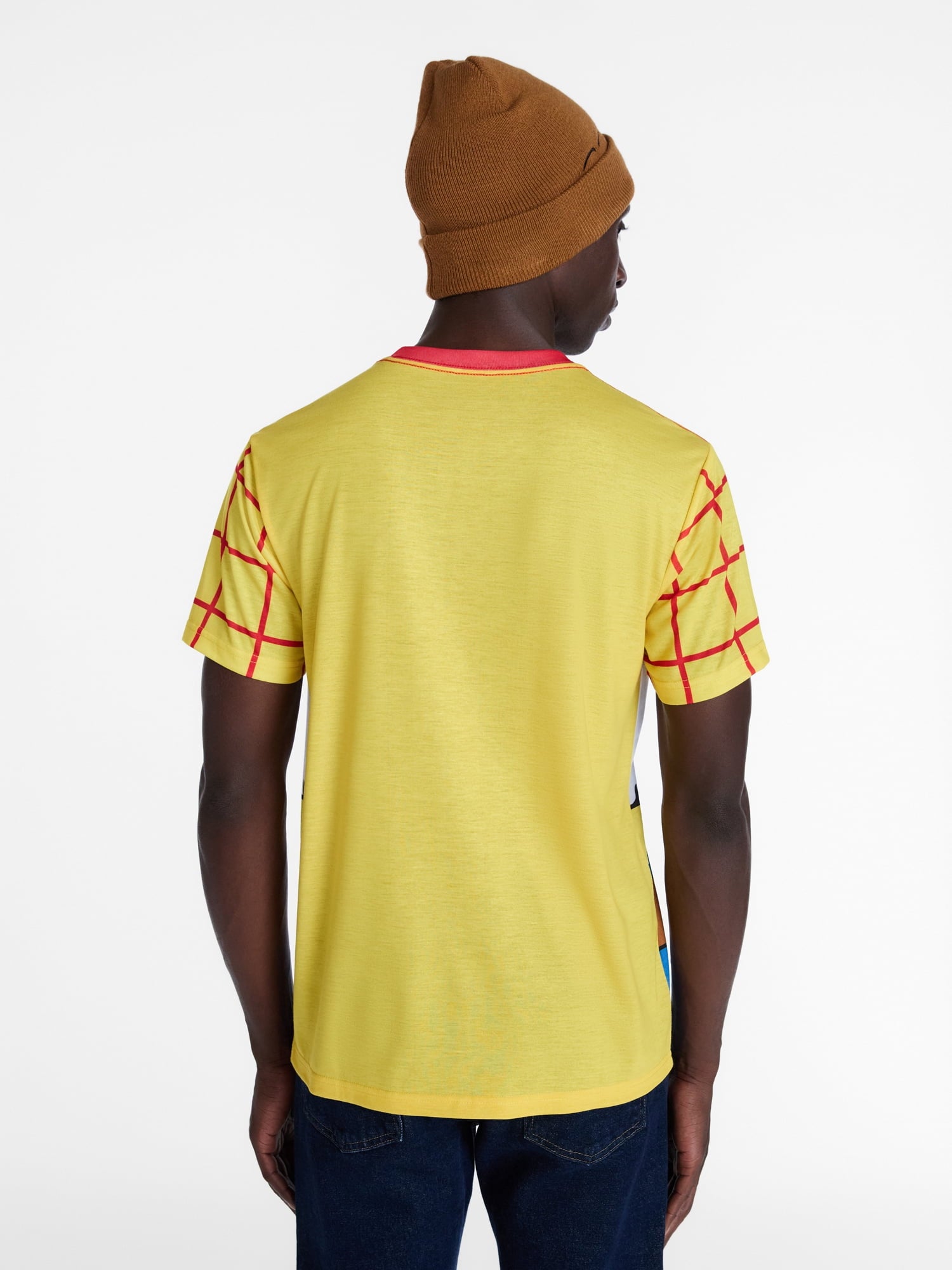 Toy Story Men’s Woody Cosplay Graphic Tee and Beanie Set, 2 Piece, Sizes XS-3XL