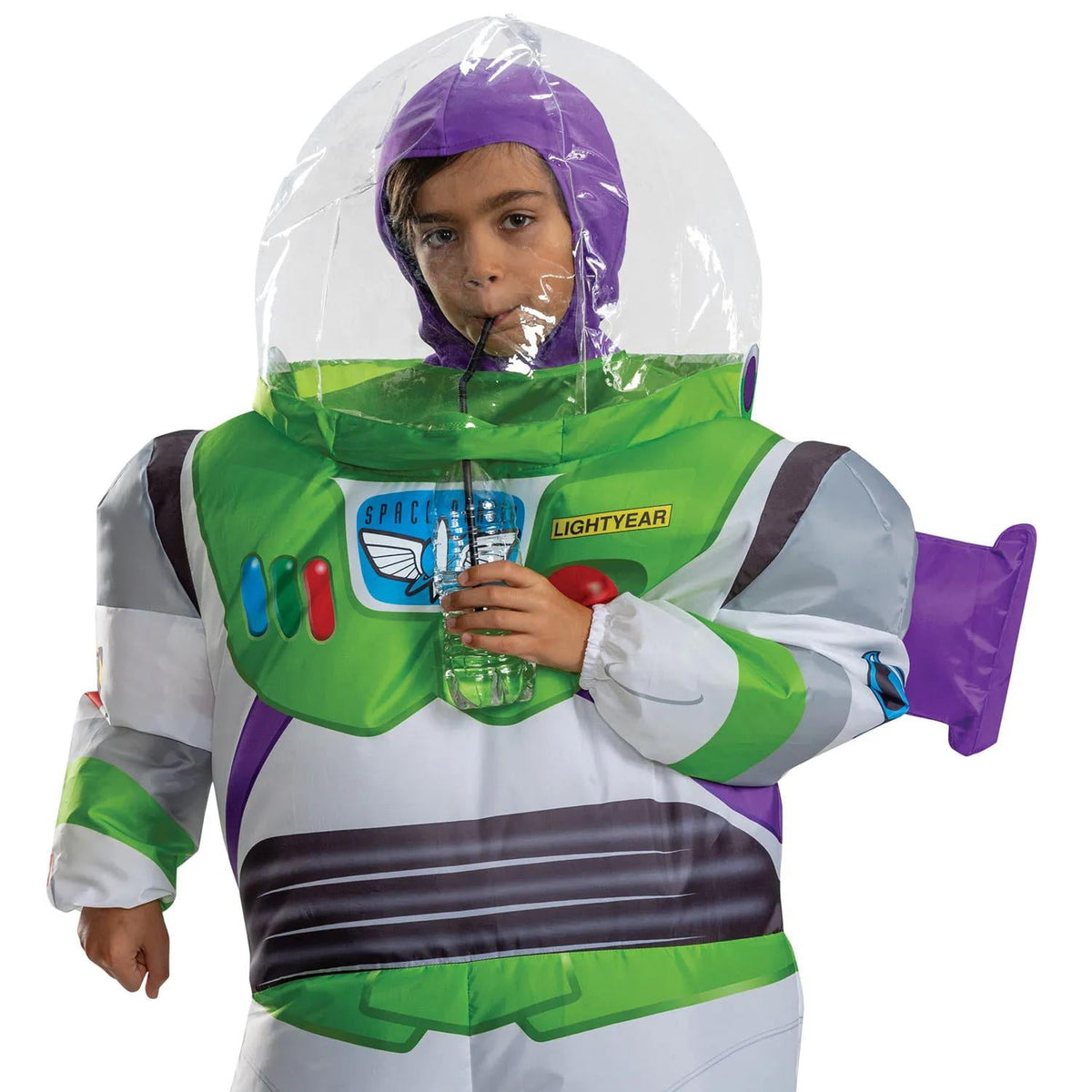 Disguise Boys' Disney Pixar's Toy Story Buzz Lightyear Inflatable Costume - Size One Size Fits Most - Green