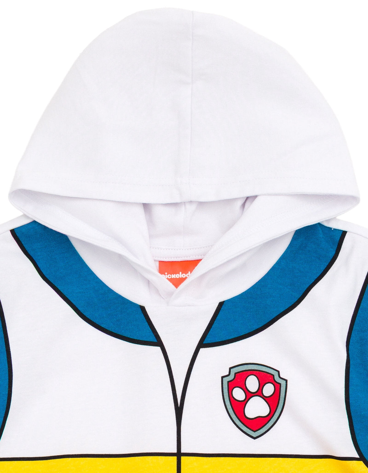 Paw Patrol Big Boys' Cosplay Hooded T-Shirt Marshall Bright Red