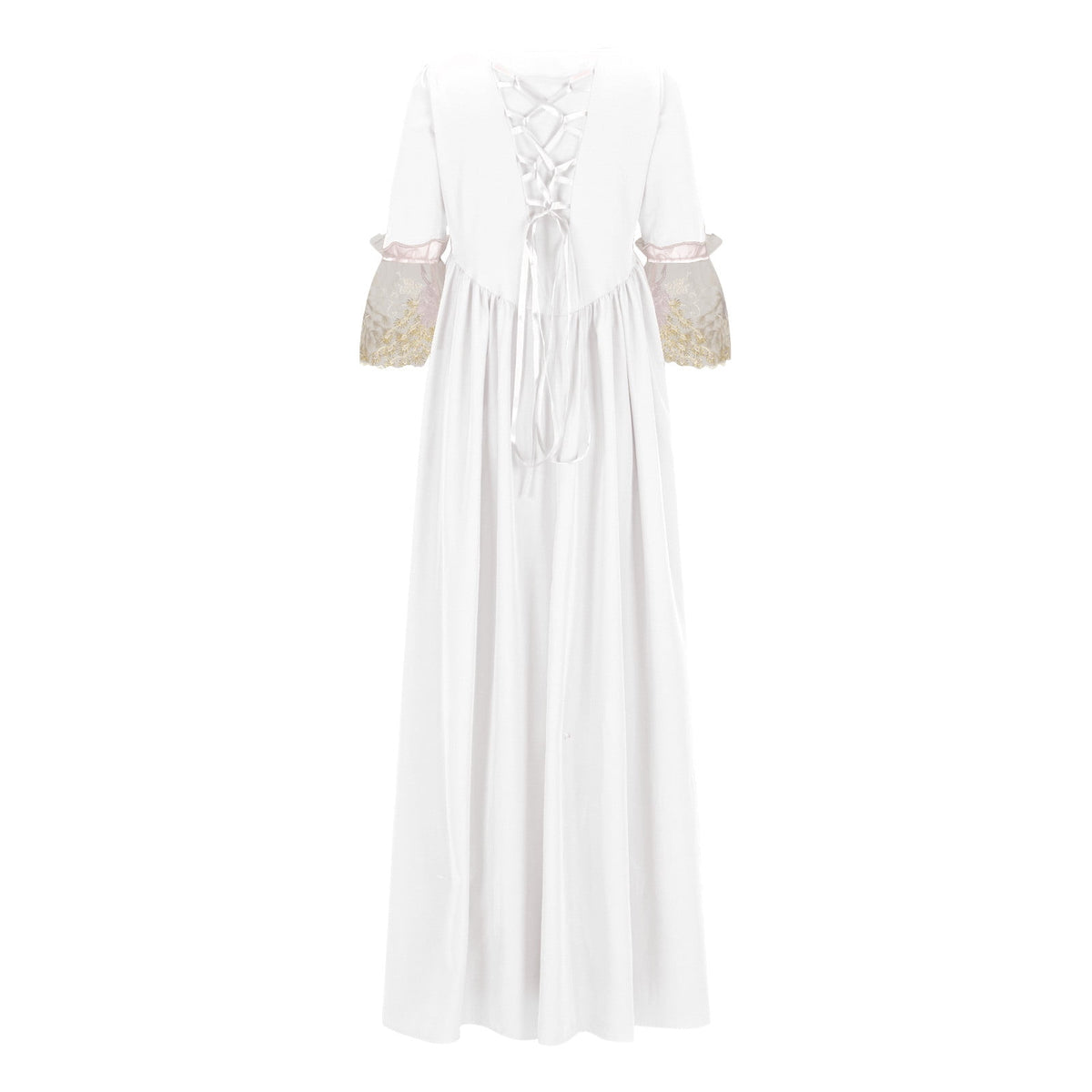 UPPADA Plus Size Victorian Dress for Women Lace Up Flare Sleeve Ball Gown with Corset Evening Party Maxi Gowns Vintage Cocktail Dress Wedding Dresses Early