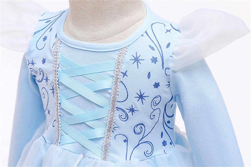 WIBACKER 1-6Y Toddler Girls Princess Costumes Dresses Fancy Dress Up Clothes for Halloween Party Cosplay, Christmas Gift