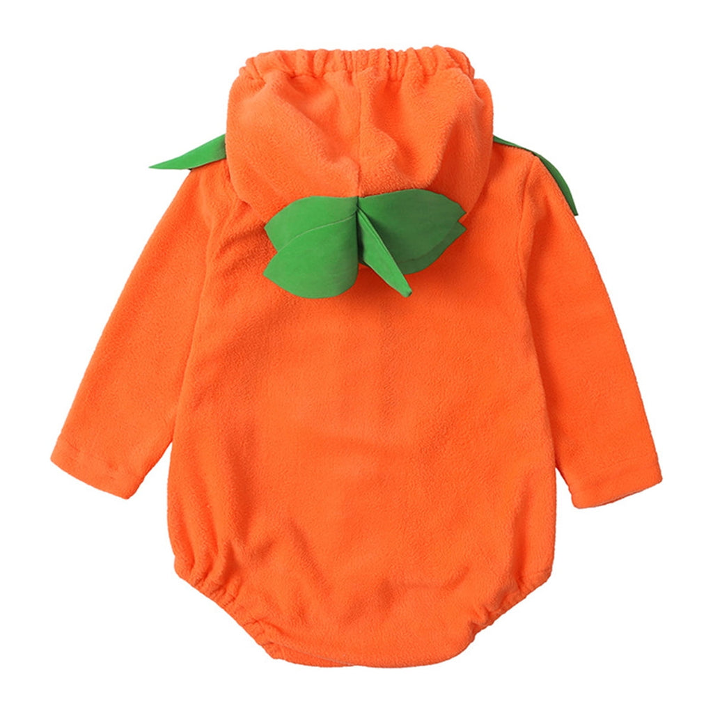 ATAIKU Newborn Infant Baby Boy Girl Fleece Halloween Pumpkin Costumes Toddler Hoodie Cosplay Party Clothes 12-18 Months