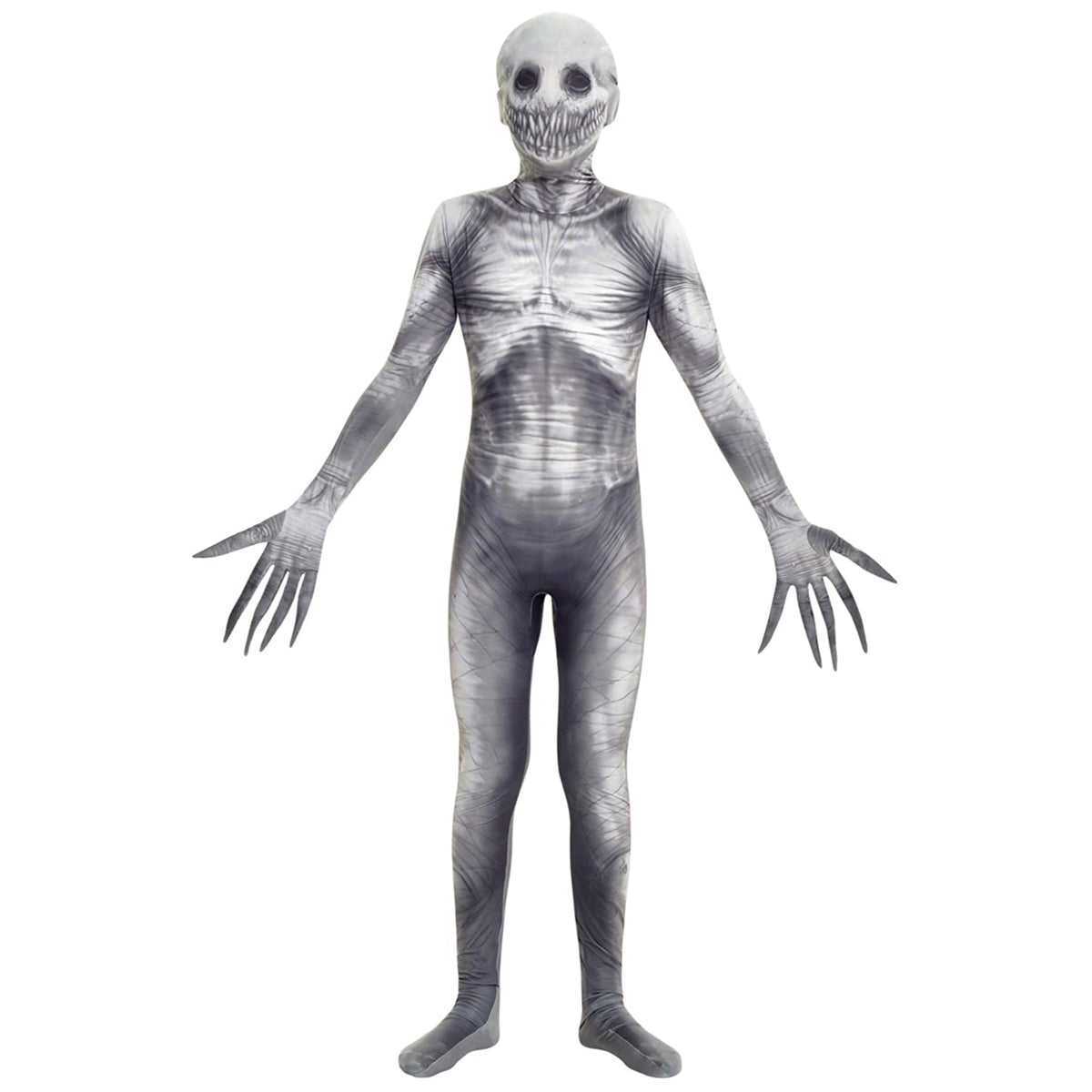 Morphsuits Kids the Rake Morphsuit Boys Girls Creepepasta Halloween Costume Halloween Gray M