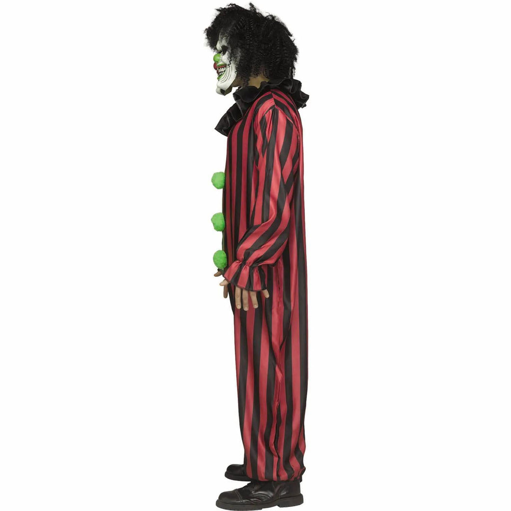 Fun World Mens Two-Headed Clown Jumpsuit Costume - Size One Size Fits Most - Green