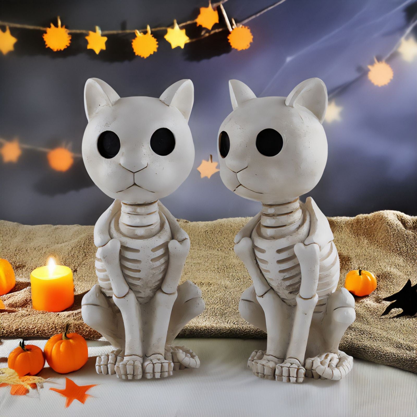 amlbb Halloween Decorations Outdoor Halloween Dark Terror Skeleton Decoration Props Set Up Ghost House Halloween Decor on Clearance