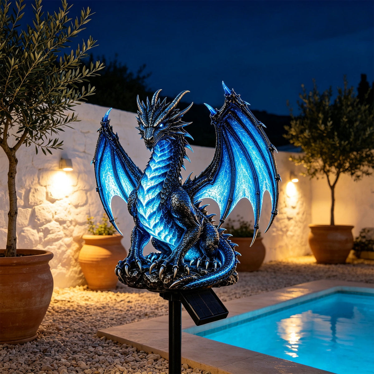 Clearance! Highland Cow Solar Garden Light, 18in Garden Statue with LED Glow, Waterproof Outdoor Yard Decor Stake, Resin Lawn Pathway Light for Backyard Patio Porch Halloween Gift