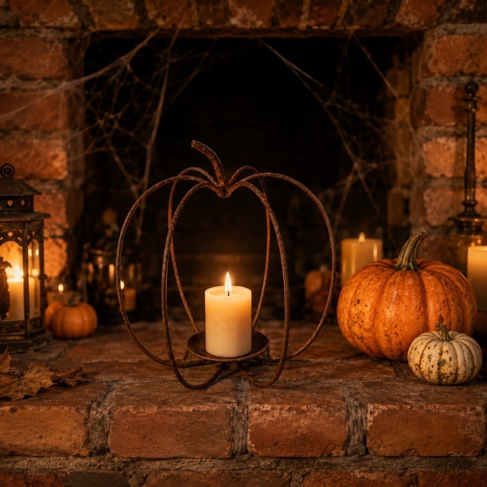 1Pc Halloween Mini Pumpkin Branches Artificial Black Twigs Vase Fillers for Table Mantel Centerpiece Creepy Gothic Scary House Decor