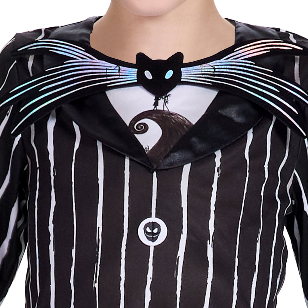 Halloween Costume for Kids Boys Christmas Jack Costume Black and White Striped Set Dress Up Outfit