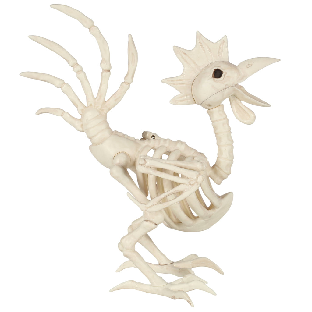 Seasons 12" Skeleton Rooster Halloween Decoration for Crazy Bonez Skeleton Line