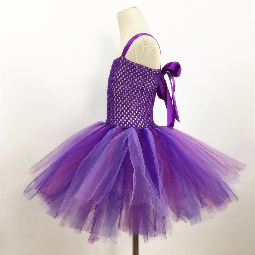 KAWELL Butterfly Fairy Dress Costume Halloween Fluffy Mesh Costume