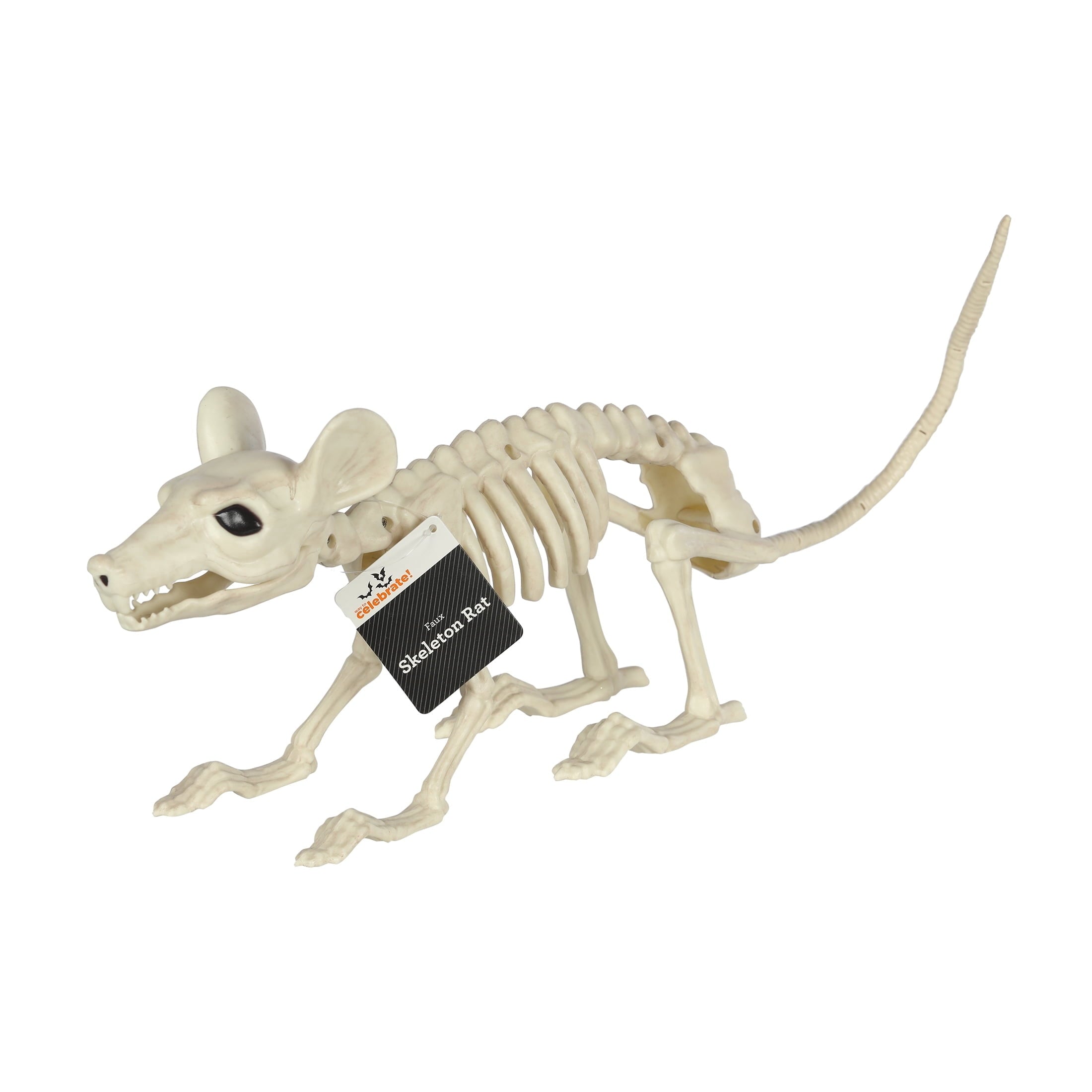 Faux Skeleton Rat Decoration, 7", Halloween by Way To Celebrate