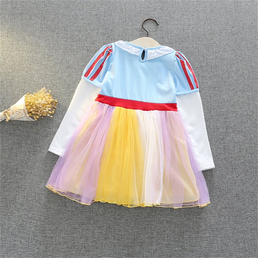 WIBACKER 1-6Y Toddler Girls Princess Costumes Dresses Fancy Dress Up Clothes for Halloween Party Cosplay, Christmas Gift