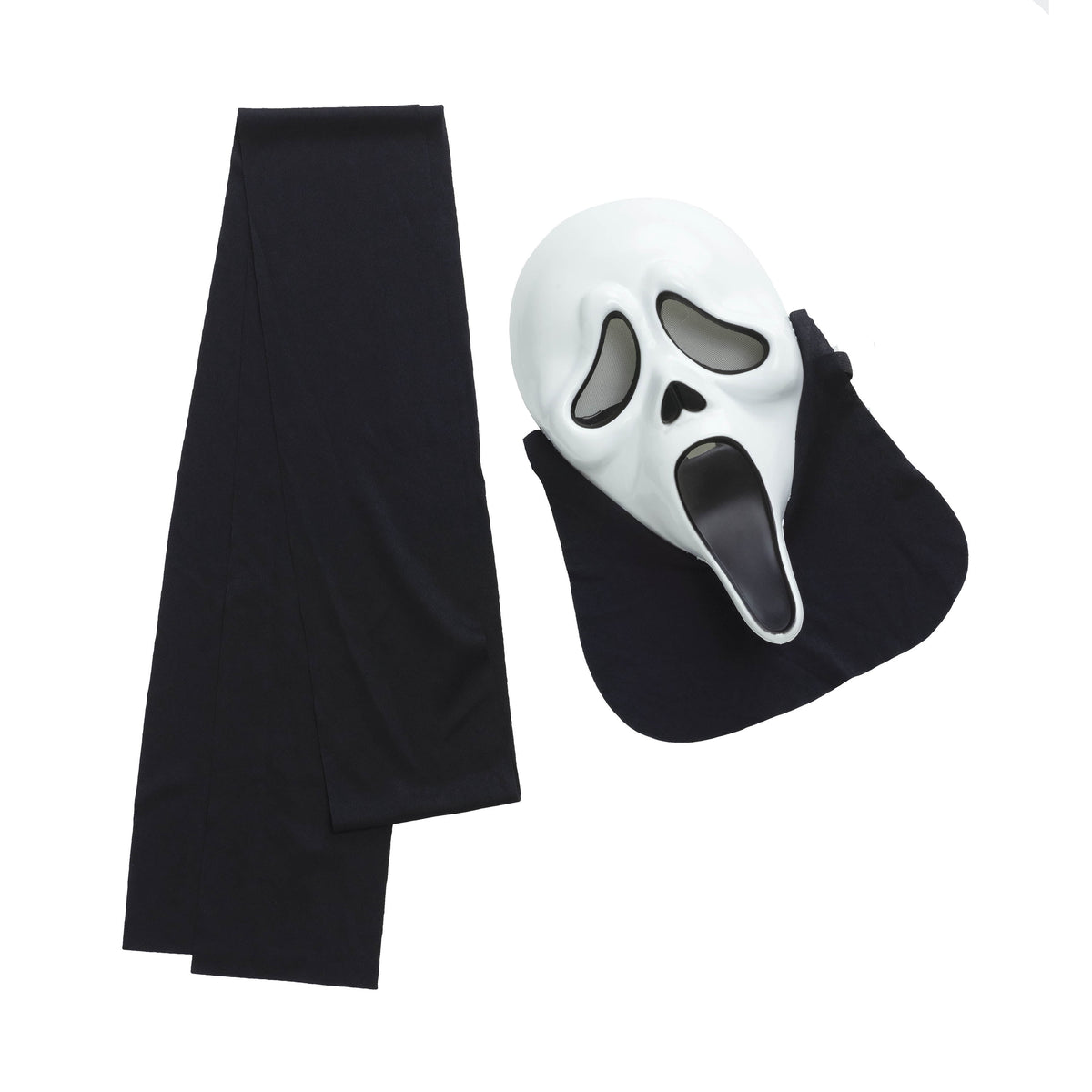 Scream Ghostface 3pc Halloween Costume for Adults, Men's Size M-XL (32-42), by Fun World