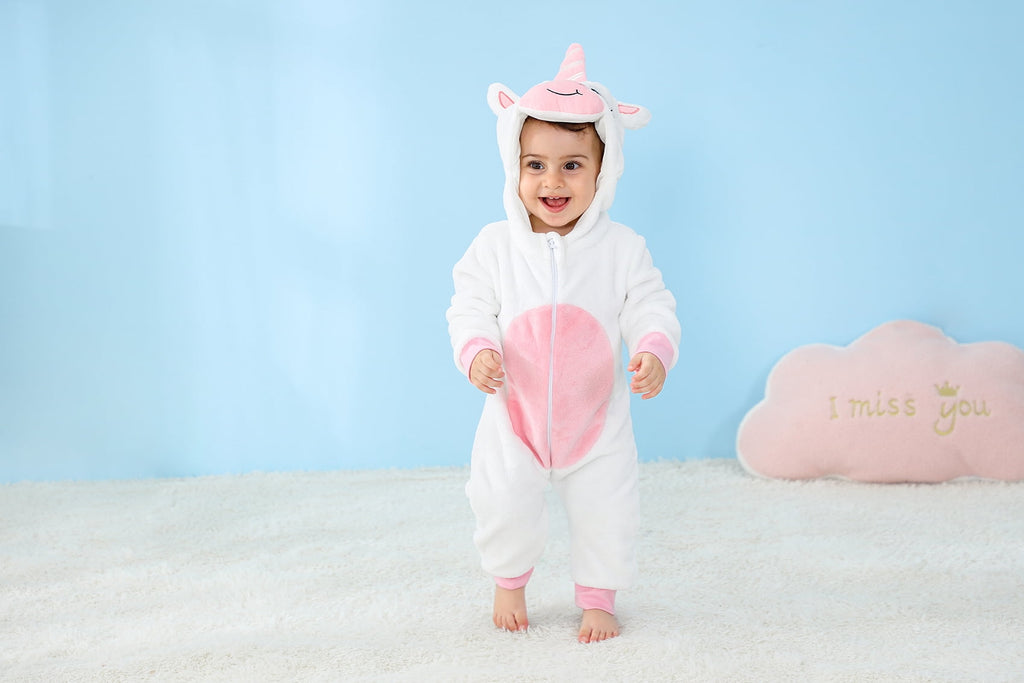 Baby White Cow Green Dinosaur Blue Shark Costumes Toddler Outfit Infants Romper