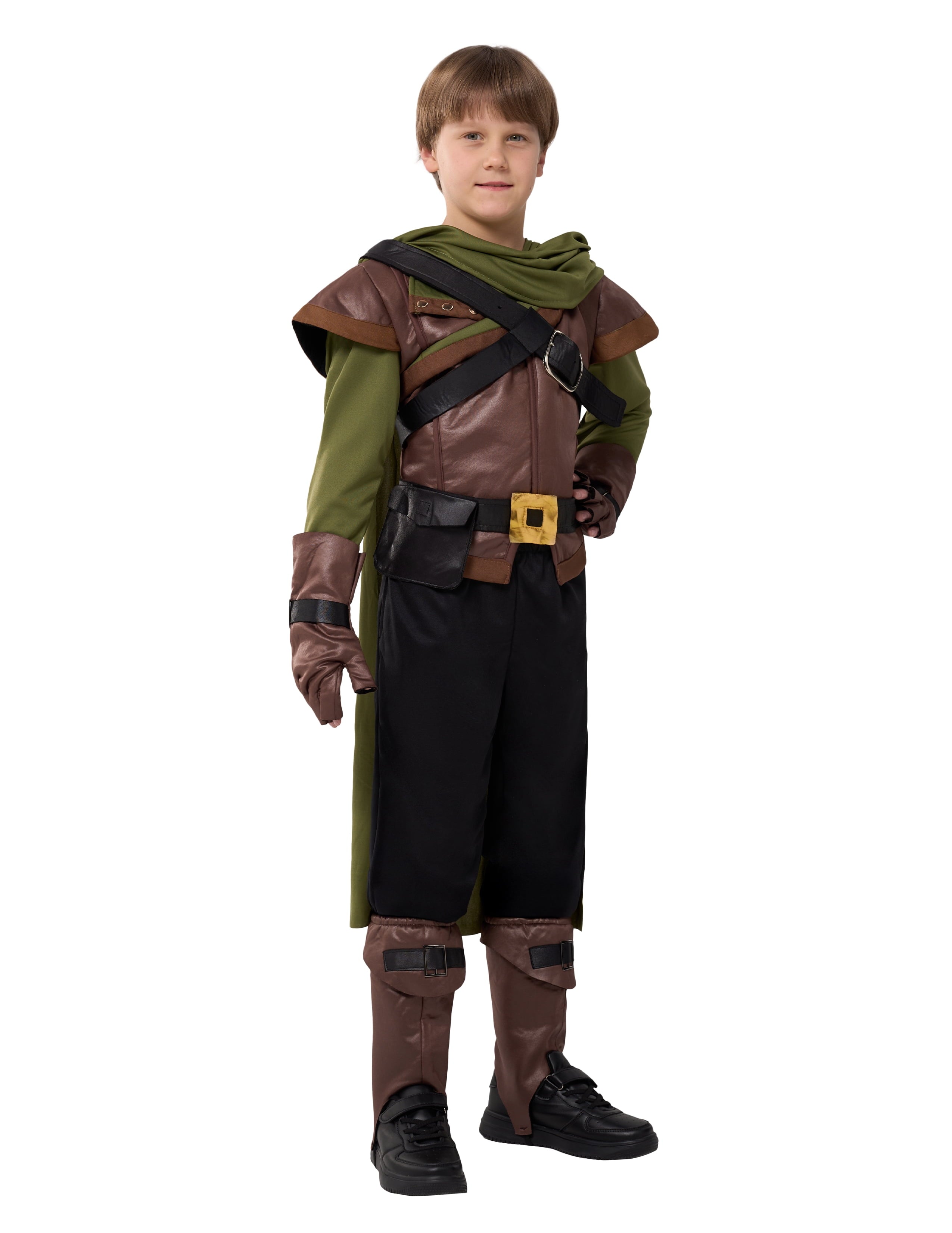 Joyfy Robin Hood Costume for Men Renaissance medieval Costume Outfits Set for Adult Halloween Dress Up Party