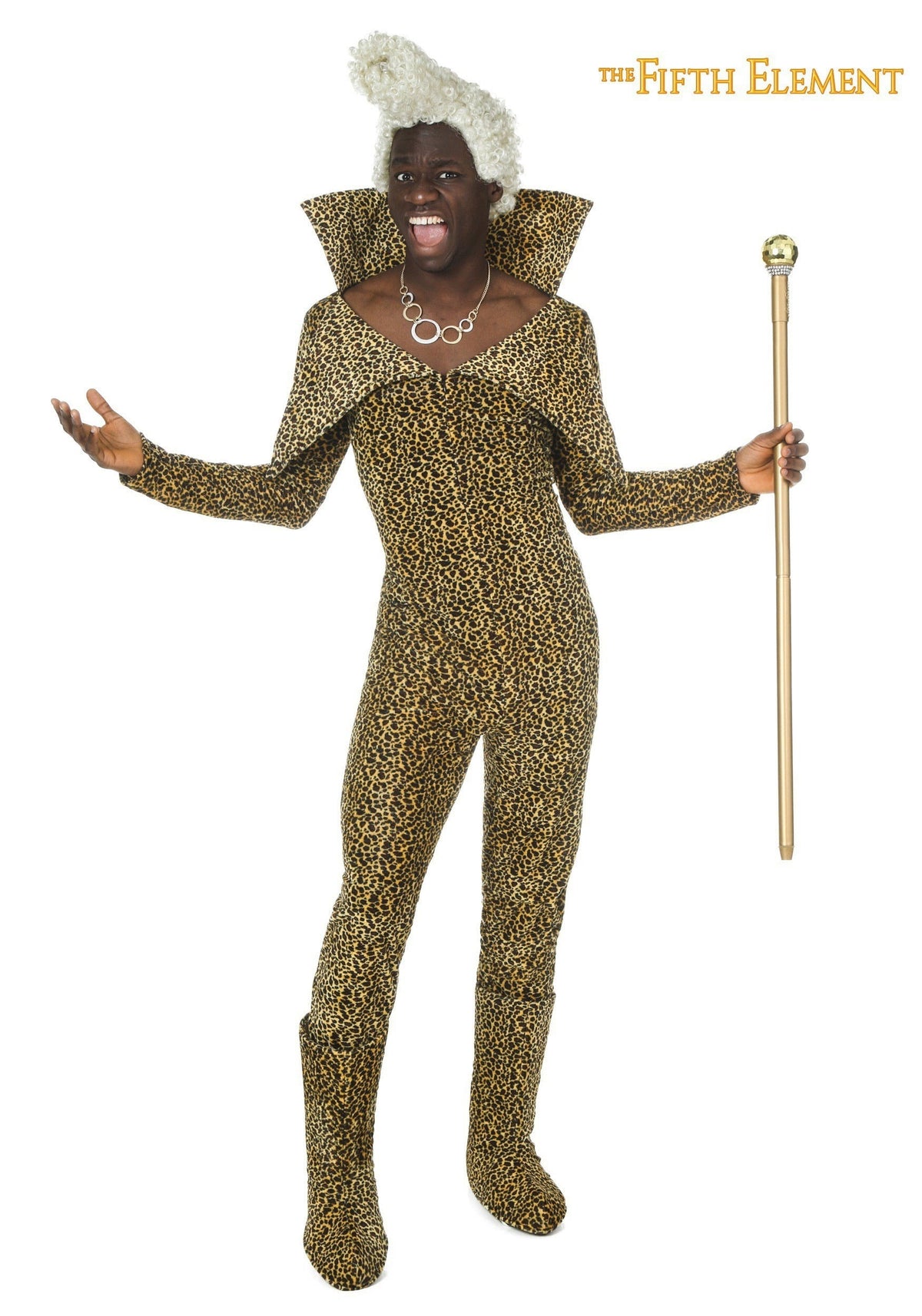 5th Element Ruby Rhod Costume with Wig