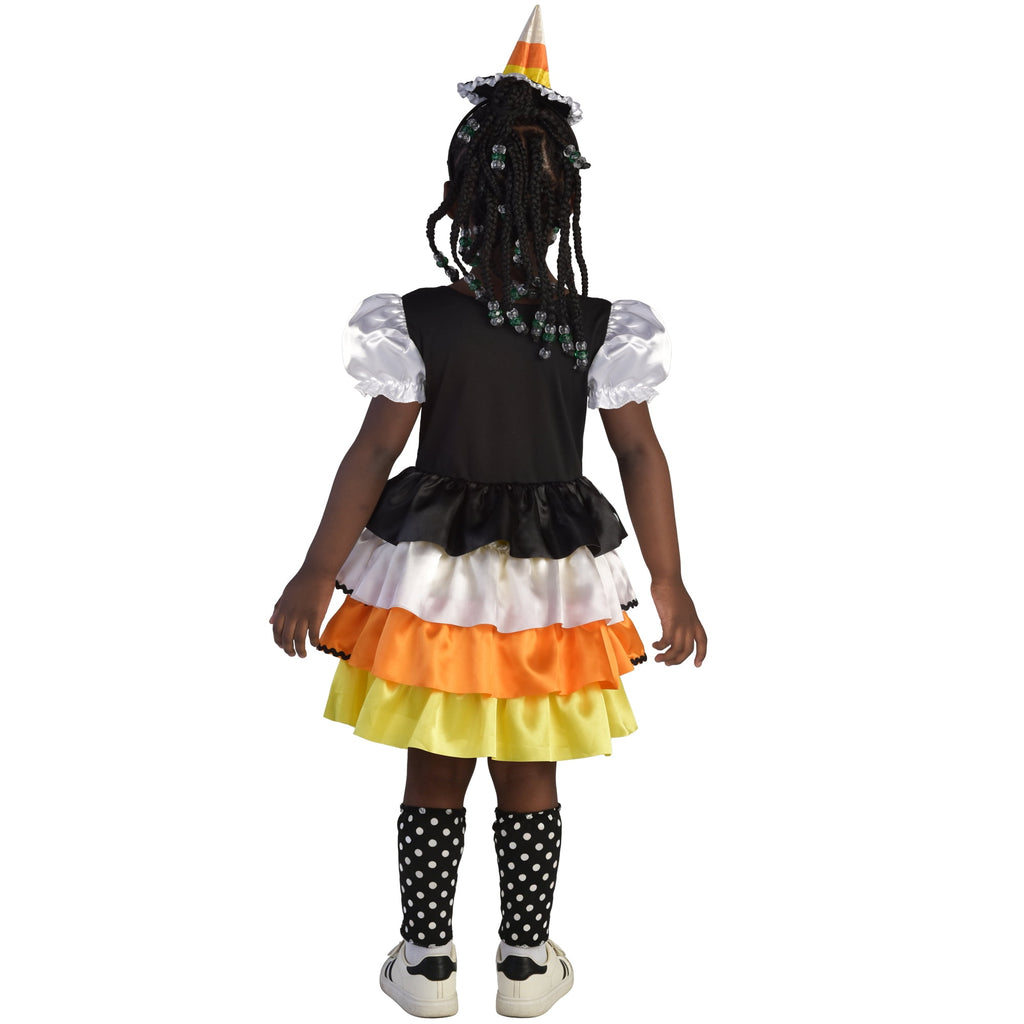 Candy Corn Witch Halloween Costume for Toddler, Size 2T, by Way to Celebrate
