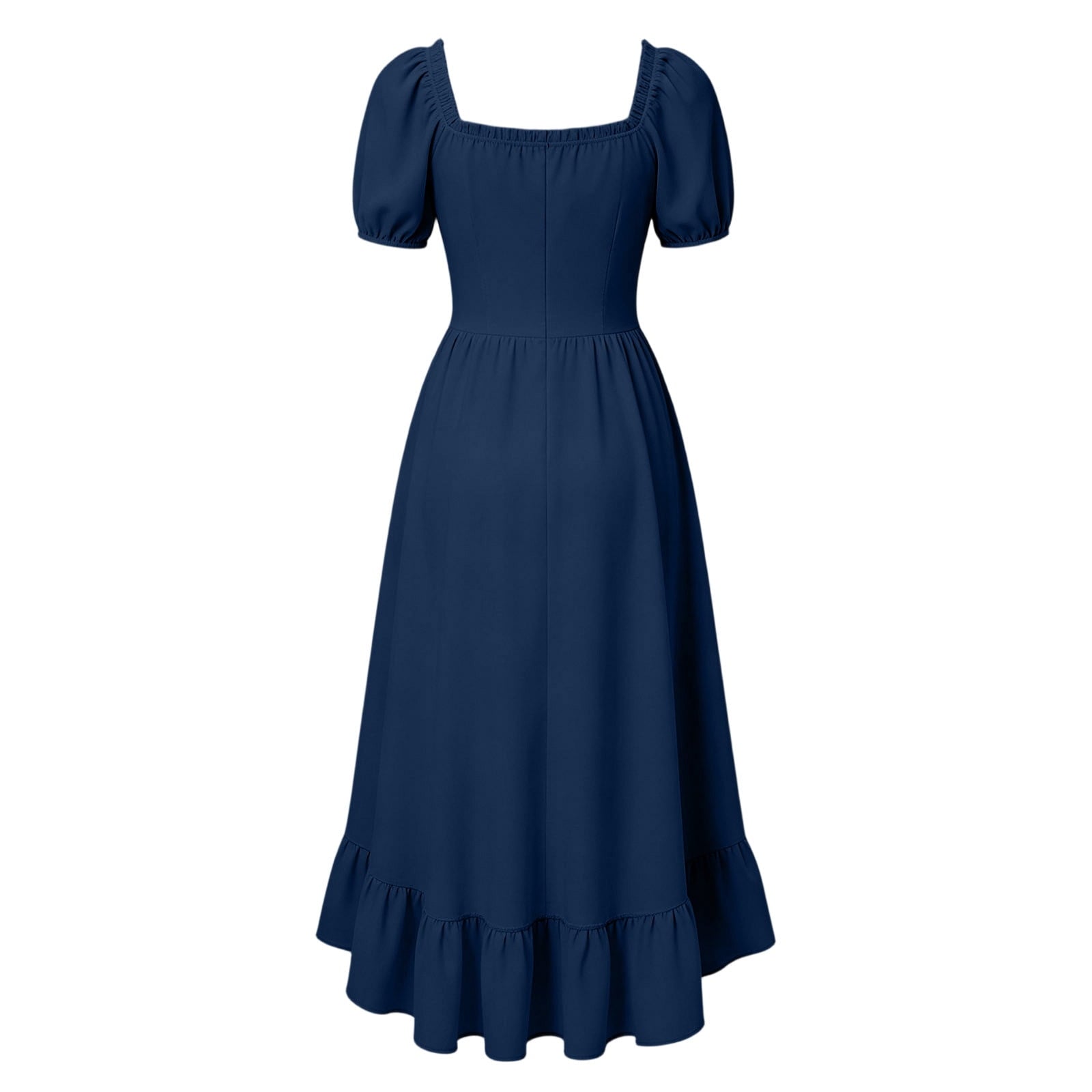 Gothic Dresses for Women Medieval Renaissance Halloween Costume Lace Up Corset High Low Ruffle Hem Square Neck Vintage Gown