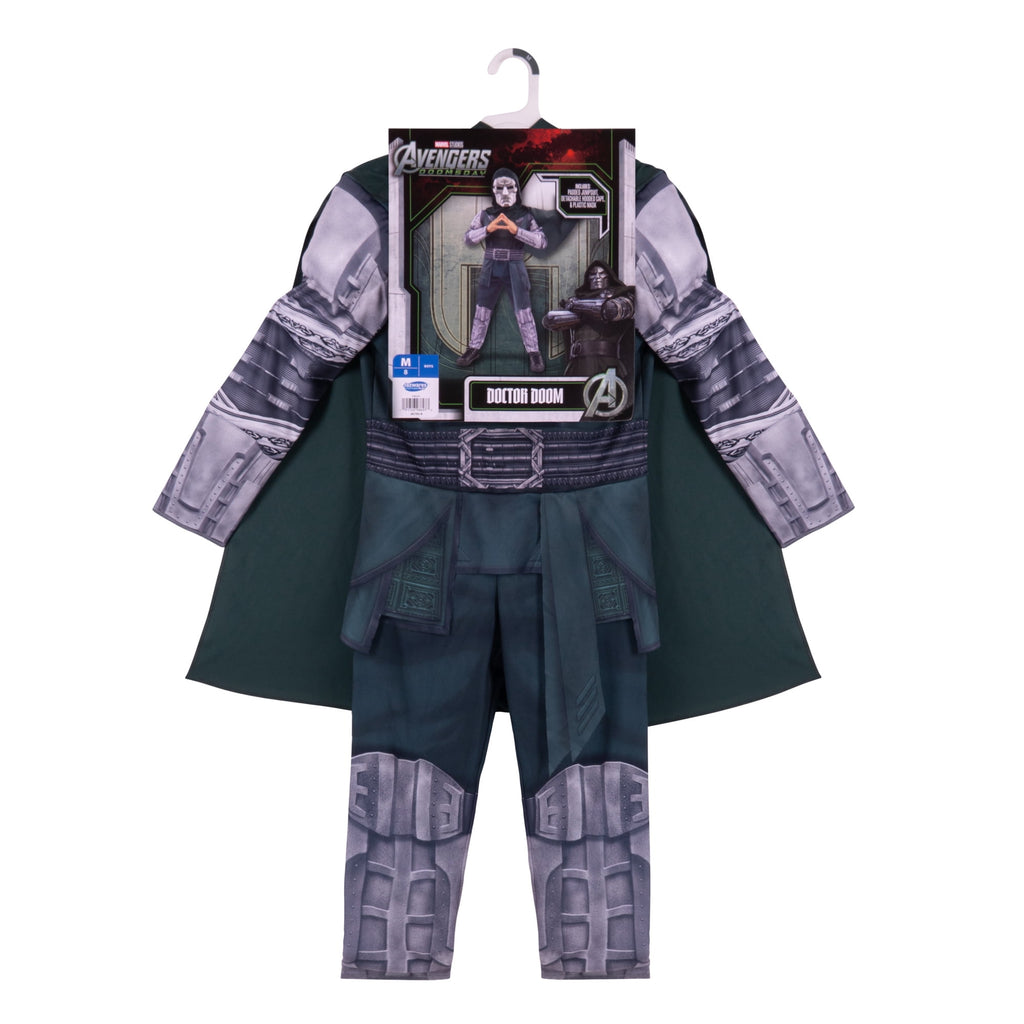 Marvel's Doctor Doom Halloween Costume for Children, Boy's Size S (6/7), by Jazwares