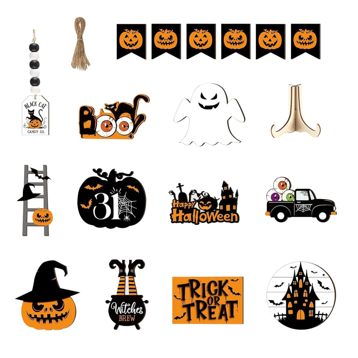 SUSHANG Halloween Pumpkin Party Decorations Hanging Luminous Pumpkin Shaped Hanging Decoration 3.8 Ft Animated Talking Pumpkin with Rotatable Head Light Up Eyes Outdoor Decor