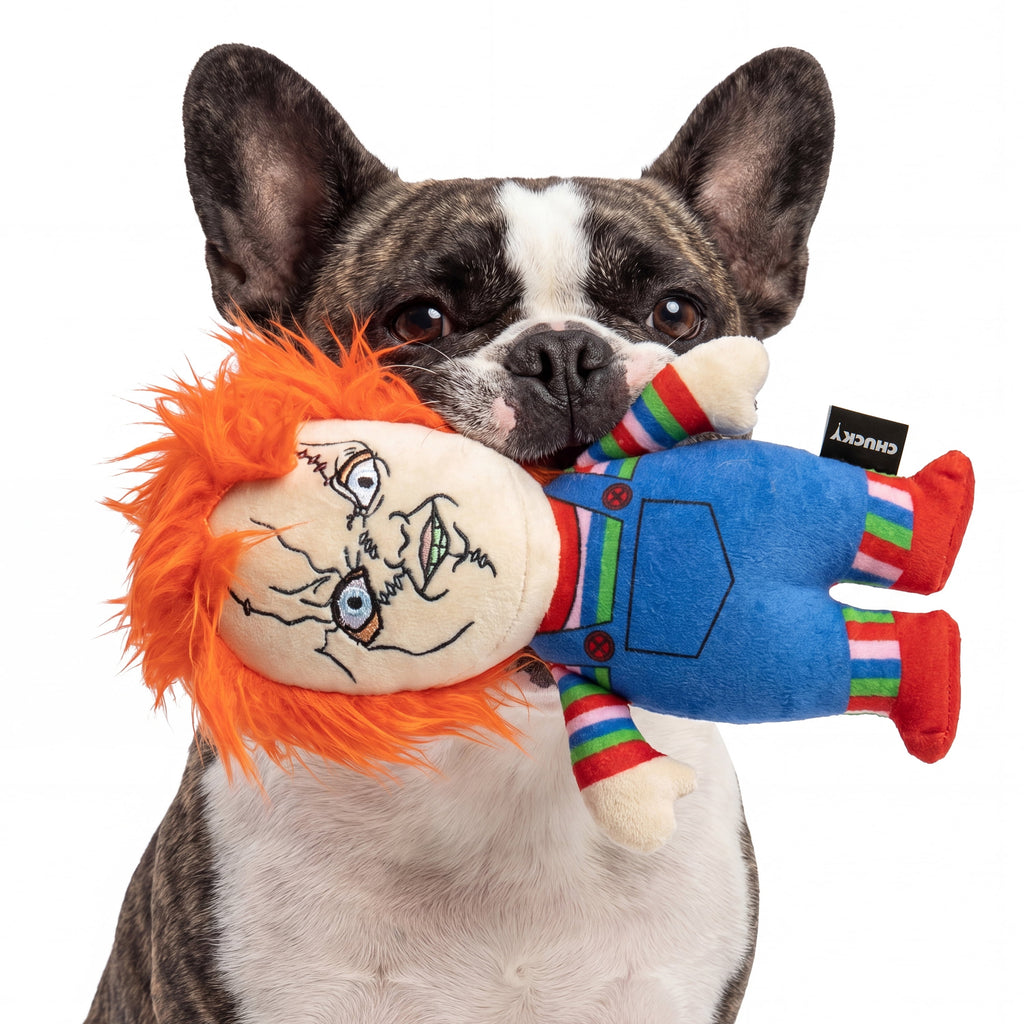 Disney Halloween Dog Toy, Nightmare before Christmas, Zero, Plush, Squeaky, Black & White, 8.66"