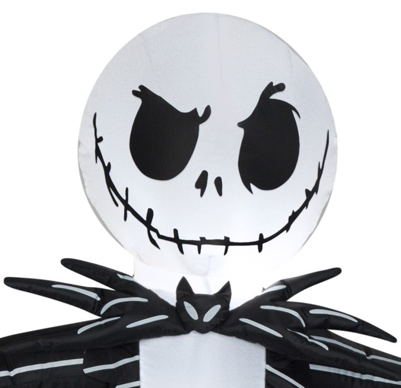 Gemmy Industries Yard Inflatables Nightmare Before Christmas Halloween Town Scene, 6 ft