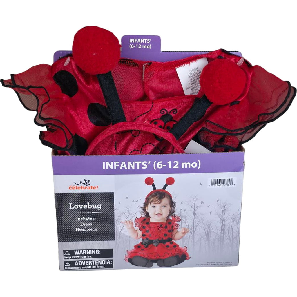 Lovebug Halloween Costume for Infant, Size 6-12M, by Way to Celebrate