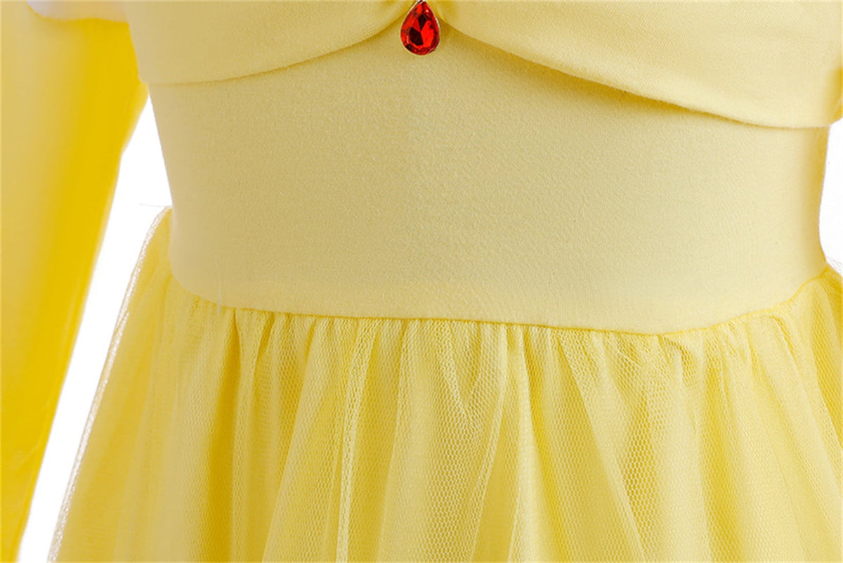 WIBACKER 1-6Y Toddler Girls Princess Costumes Dresses Fancy Dress Up Clothes for Halloween Party Cosplay, Christmas Gift