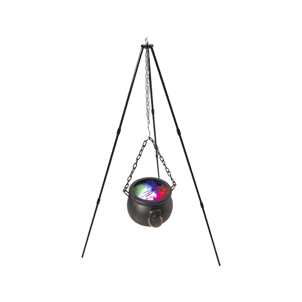 Muecwrye Halloween Decorations Outdoor, Halloween Clearance! Halloween Witches Cauldron with Lights, DIY Bubbling Cauldron Set Decor for Home Porch Outside, Halloween Party Supplies( Without Tripod)