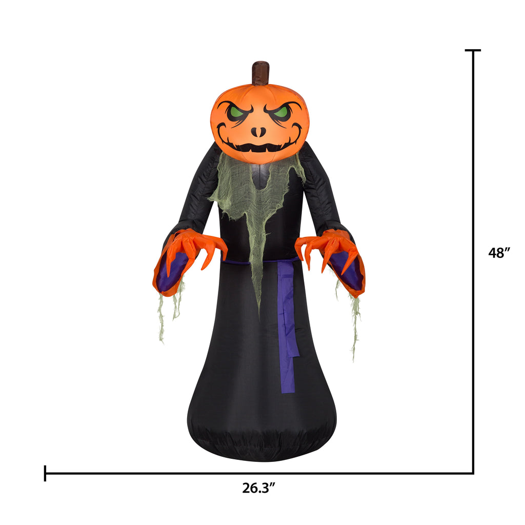 48 Inch Crawling Jack o' Lantern Monster for Halloween by Airblown Inflatables