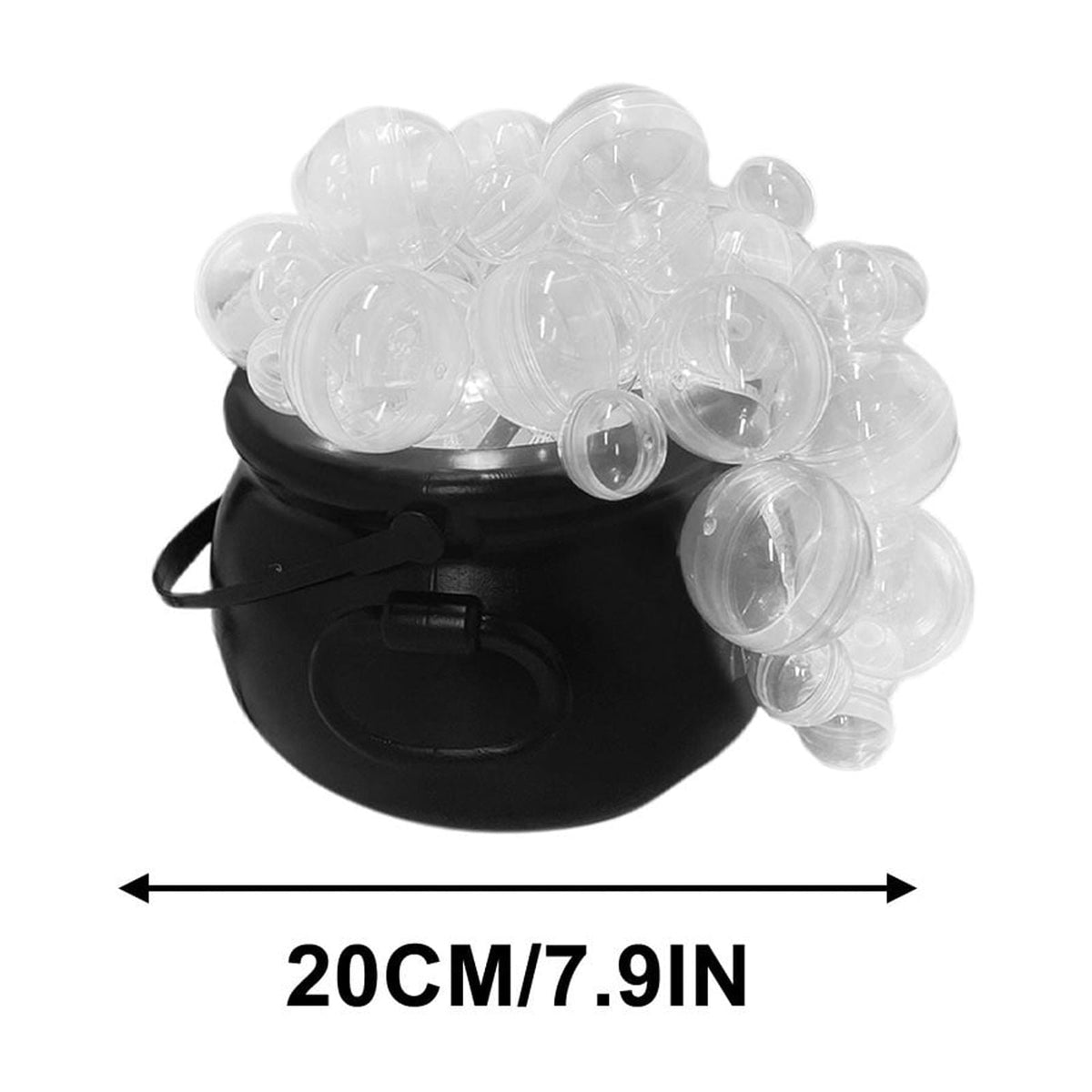 Muecwrye Halloween Decorations Outdoor, Halloween Clearance! Halloween Witches Cauldron with Lights, DIY Bubbling Cauldron Set Decor for Home Porch Outside, Halloween Party Supplies( Without Tripod)