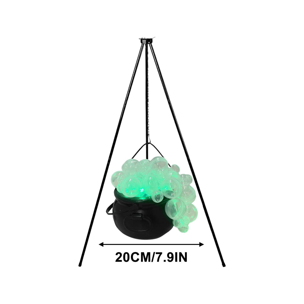 Muecwrye Halloween Decorations Outdoor, Halloween Clearance! Halloween Witches Cauldron with Lights, DIY Bubbling Cauldron Set Decor for Home Porch Outside, Halloween Party Supplies( Without Tripod)