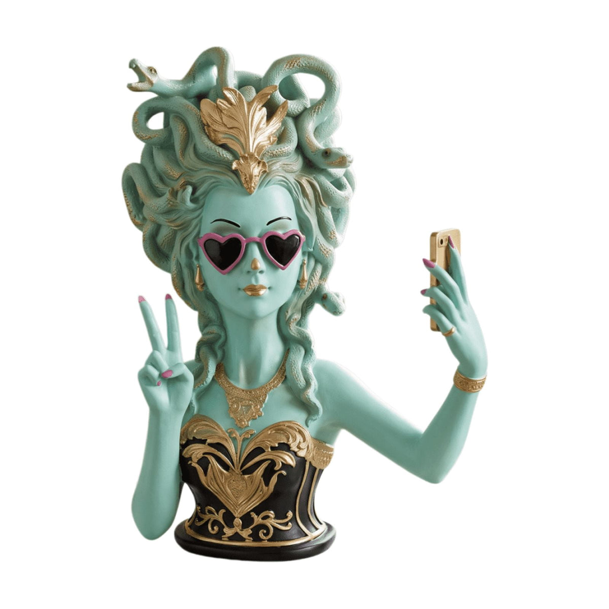 Mauxuk Halloween Black Witch Acrylic Decor - Gothic 2D Tabletop Centerpiece for Spooky Party, Haunting Mantel Decor, Gift for Horror Fans, 8-Inch Tall with Stand