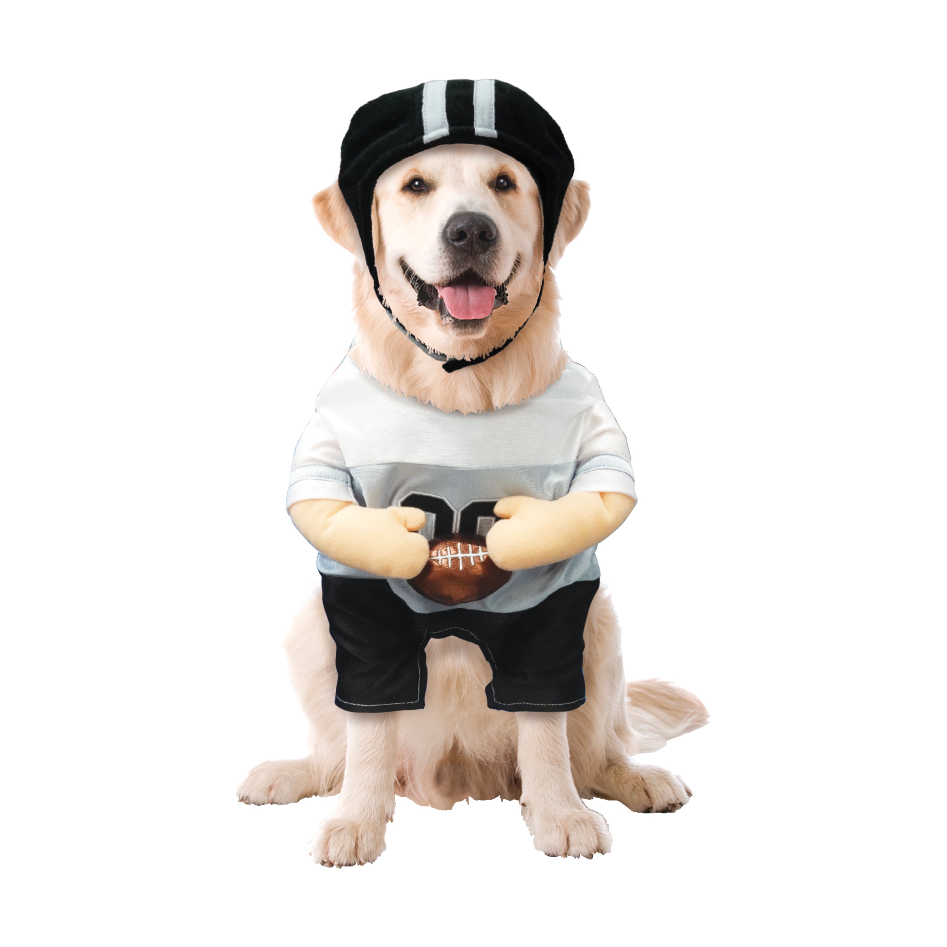 Best Furry Friends Costume for Dogs or Cats, Football Player, Large