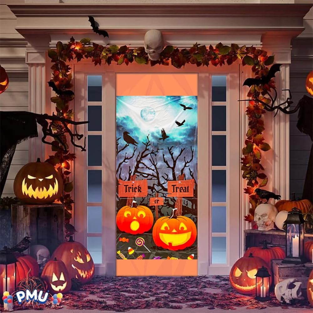 PMU Halloween Microwave Door Decoration 12in x 24in (1/pkg) Pkg/1
