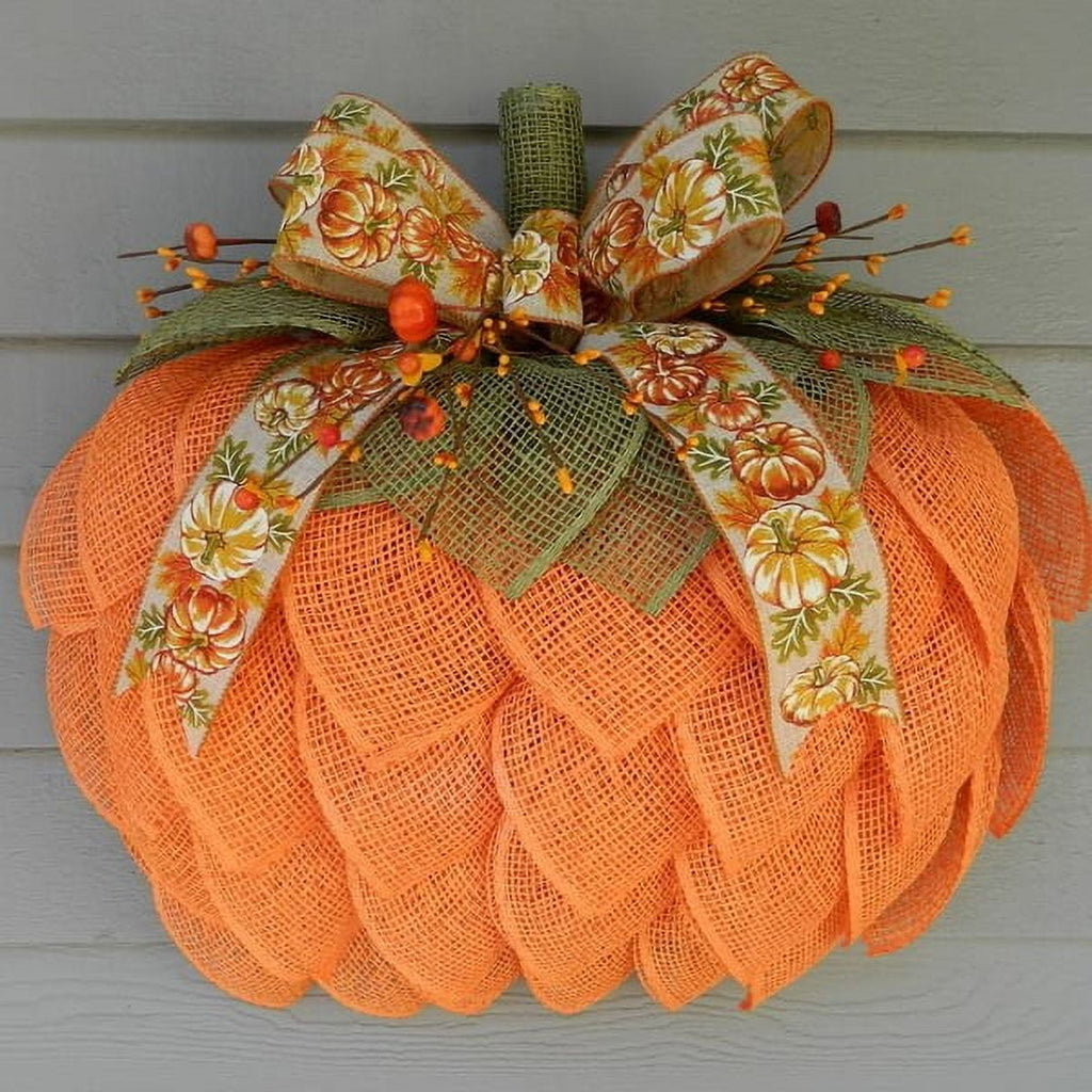Fall Peony and Pumpkin Wreath for Front Door - Thanksgiving Wreath, Year Round Durable Farmhouse Wreath with Maple Leaves, Berries, Pinecones, and Pumpkins for Thanksgiving, Halloween, Home Decor