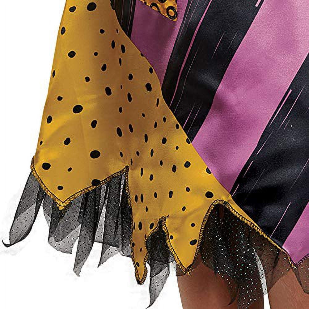 Disguise Sally Deluxe Skellington Halloween Fancy-Dress Costume for Child, Little Girls S (4-6X)