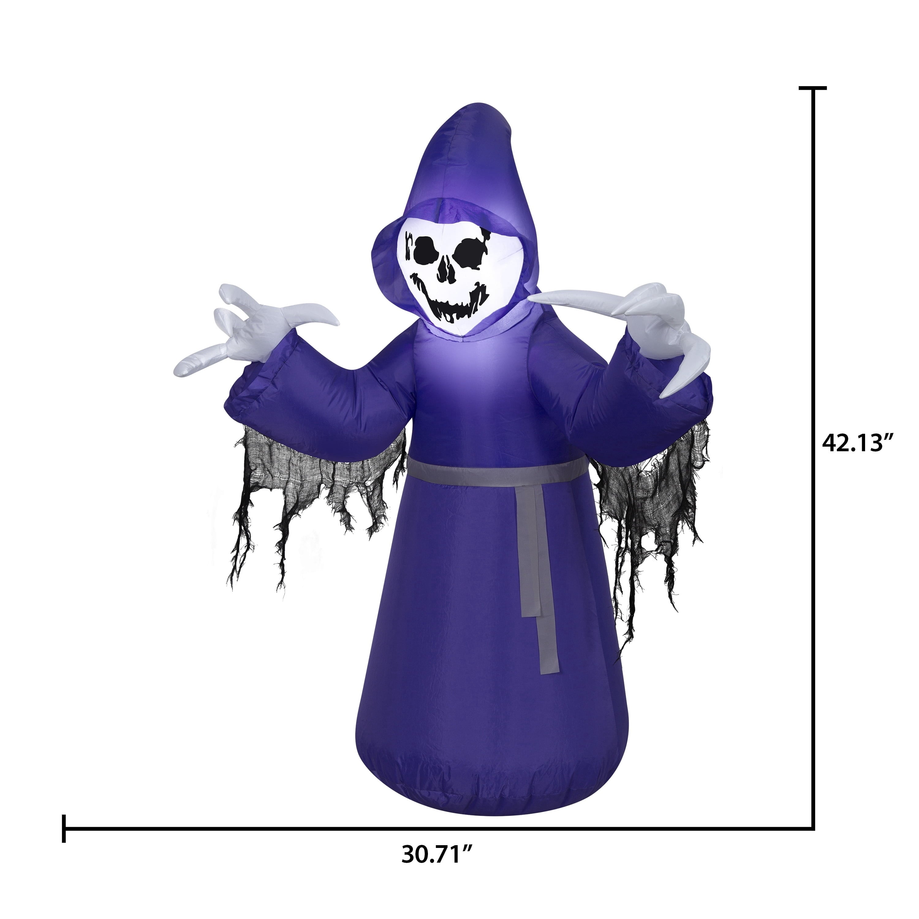 Reaper Airblown Yard Inflatable, Multicolor, 3.5', Halloween by Way To Celebrate