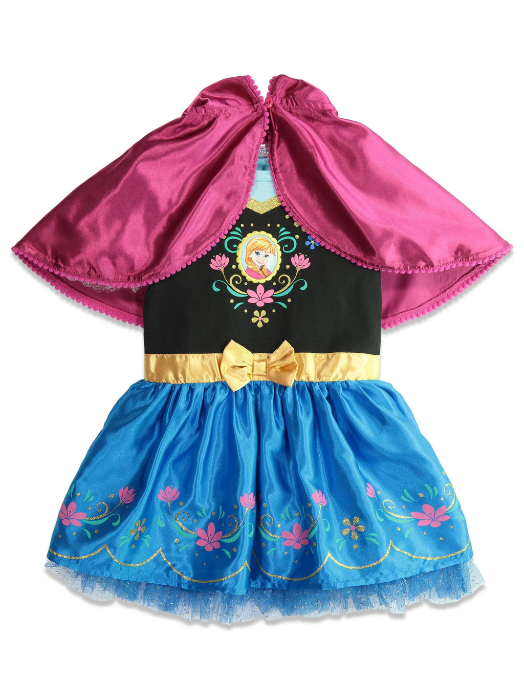 Disney Frozen Princess Anna Little Girls Faux- Fur Dress Infant to Big Kid