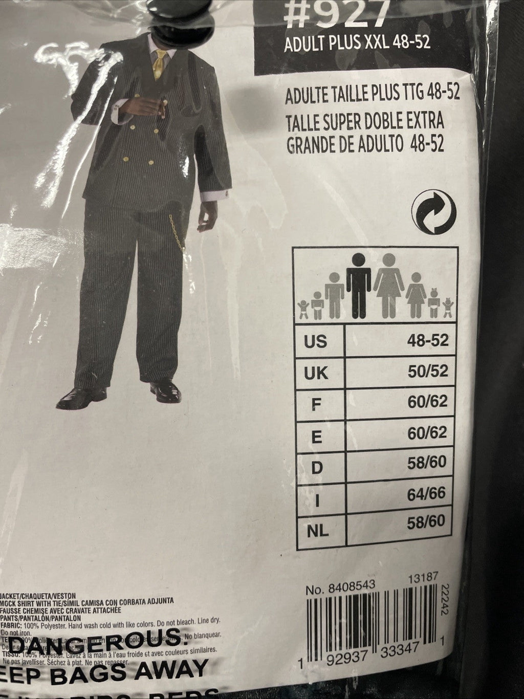 Plus Size Head Honcho Men's Costume