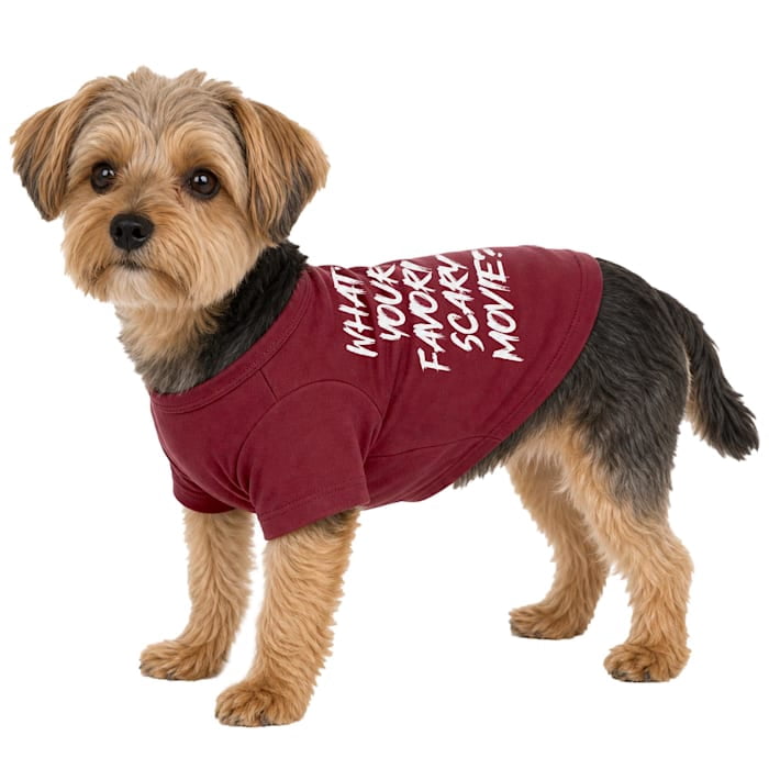 Blended Clothing Scream Licensed Dog Tee Red Dhalia X-Small