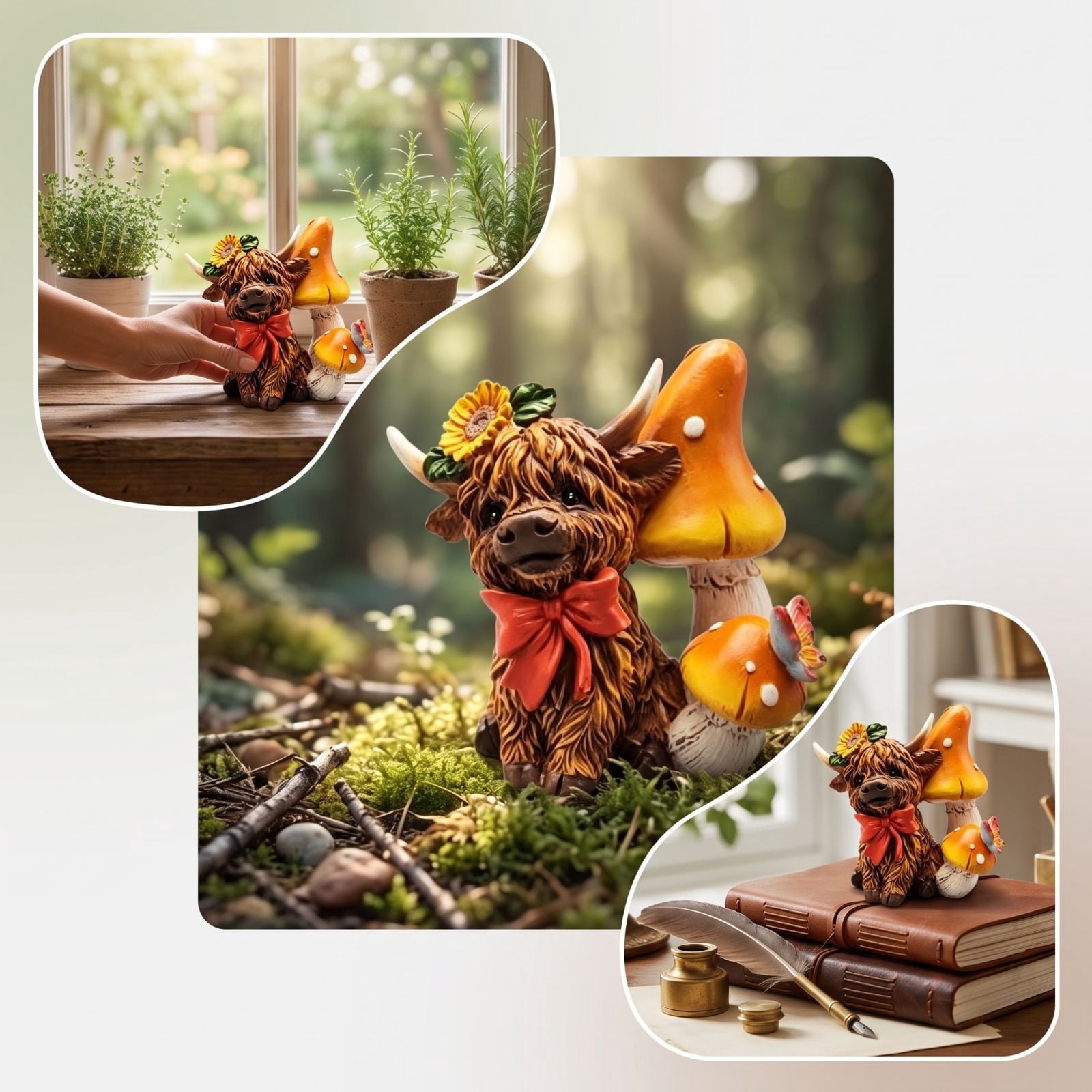 Halloween Decorations Clearance! Cute Kissing‑Face Witch Statue With Bow Hat & Mesh Skirt, Tabletop Ornament for Shelf Indoor Home Halloween Decor