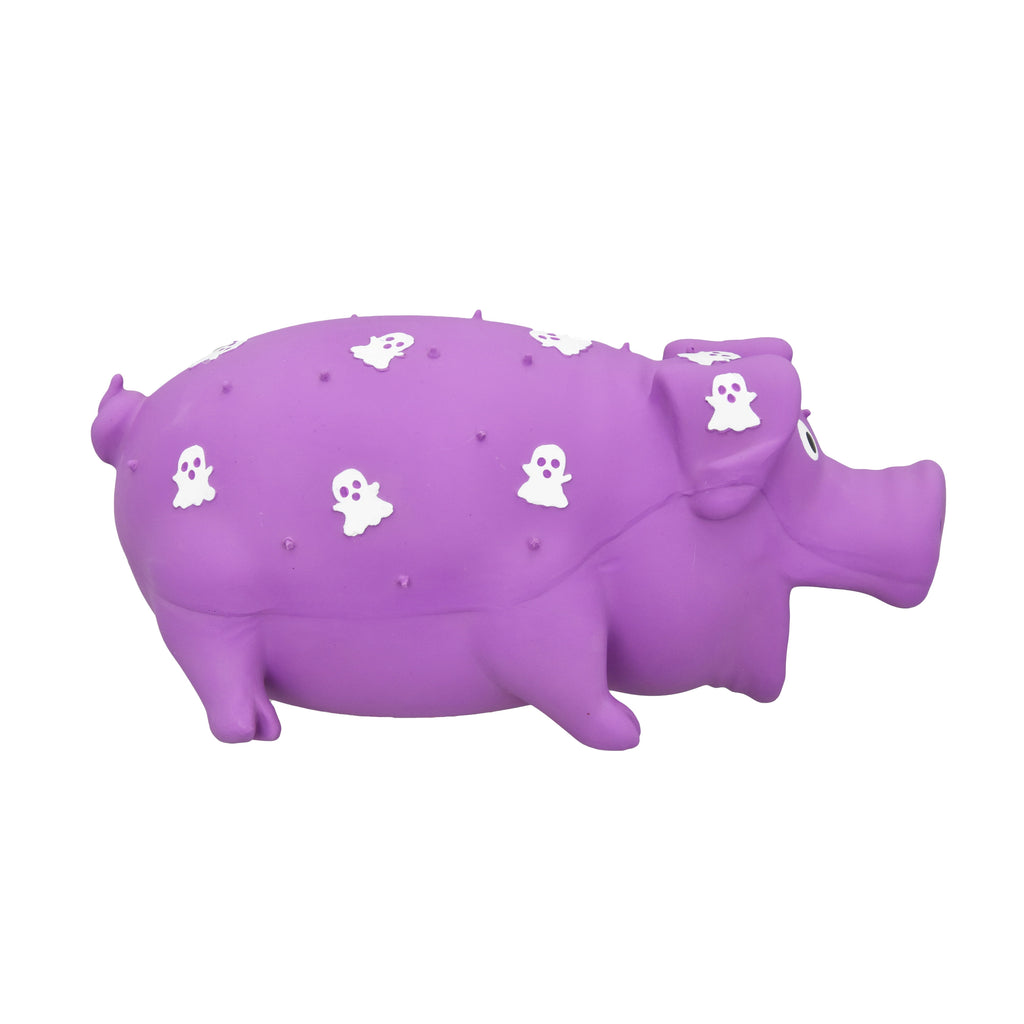Vibrant Life Halloween Pigglesworth with Skulls Dog Toy