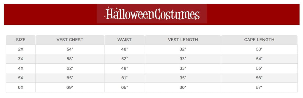 Plus Size Deluxe Men's Vampire Costume