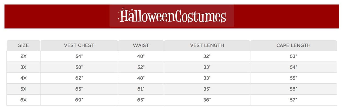 Plus Size Deluxe Men's Vampire Costume