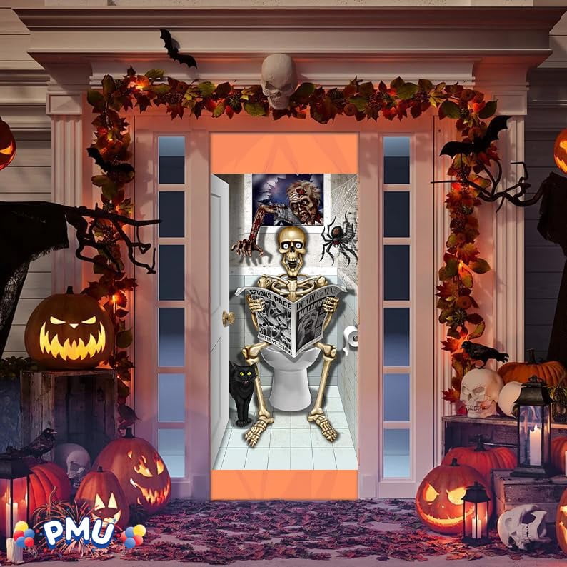 PMU Halloween Microwave Door Decoration 12in x 24in (1/pkg) Pkg/1