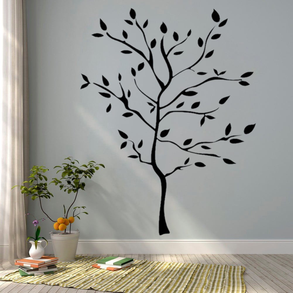 Decor Long Tree Wall Sticker On Room Kids Art Branch Decal Home Decor/ Decorative wall stickers