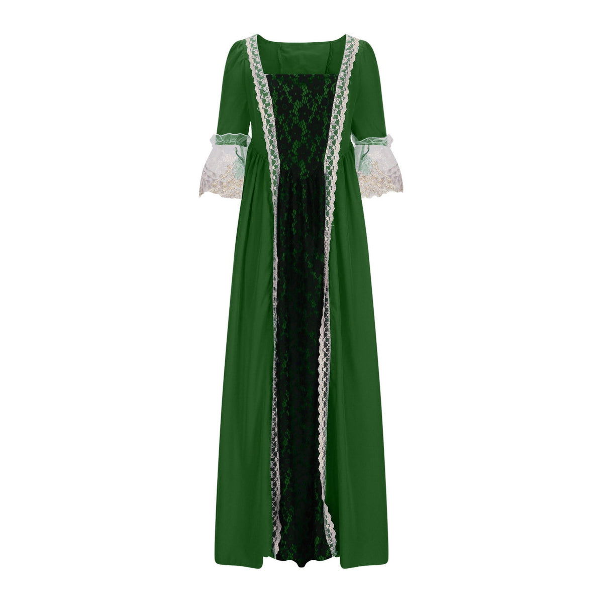 UPPADA Plus Size Victorian Dress for Women Lace Up Flare Sleeve Ball Gown with Corset Evening Party Maxi Gowns Vintage Cocktail Dress Wedding Dresses Early